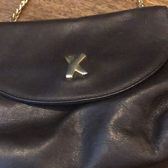 Vintage Paloma Picasso Iconic Leather Crossbody Bag Brown-numbered authentic - Picture 3 of 10